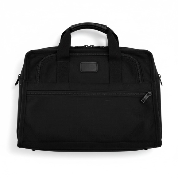 Tumi Other - Tumi Black Nylon Expandable‎ Laptop Briefcase Messenger Bag Travel Vacation Gift